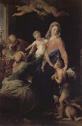 Pompeo Batoni Holy Family, St. Isa and white St. John the Baptist Germany oil painting artist